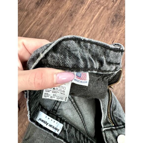 American Apparel Black Jean Shorts - Picture 4 of 5